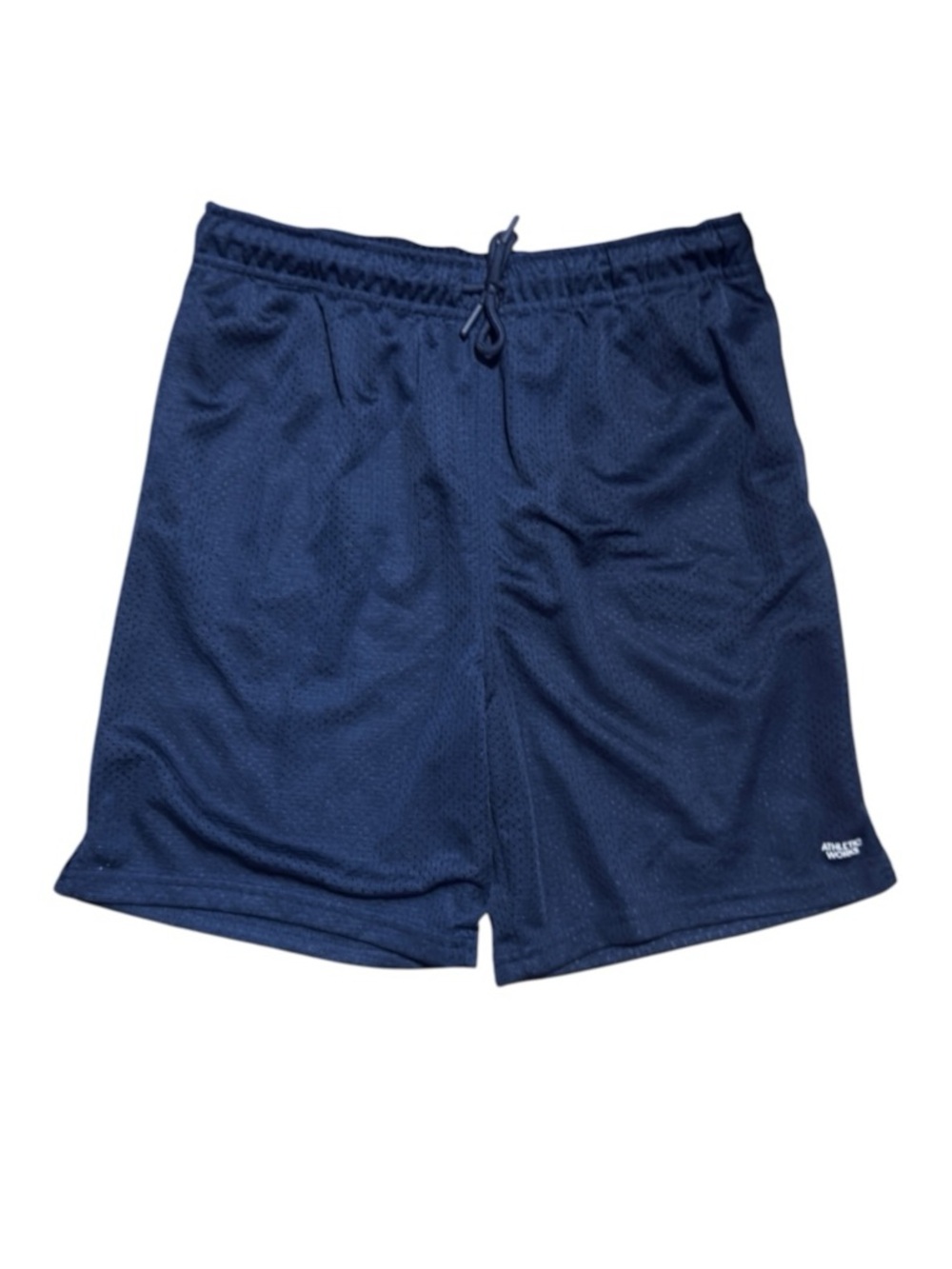 Athletic Works Boy's Navy Blue Athletic Mesh Shorts EUC